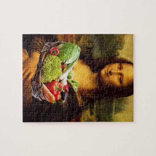 Mona Lisa Lieben Gemüse Puzzle (Horizontal)