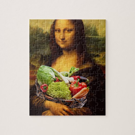 Mona Lisa Lieben Gemüse Puzzle (Vertikal)