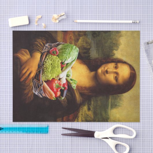 Mona Lisa Lieben Gemüse Seidenpapier (Handwerk)