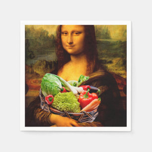 Mona Lisa Lieben Gemüse Serviette