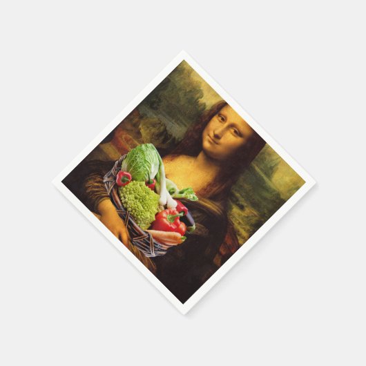 Mona Lisa Lieben Gemüse Serviette (Ecke)