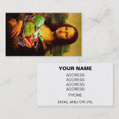 Mona Lisa Lieben Gemüse Visitenkarte (Vorne/Hinten)