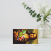 Mona Lisa Lieben Gemüse Visitenkarte (Stehend Vorderseite)