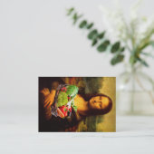 Mona Lisa Lieben Gemüse Visitenkarte (Stehend Vorderseite)
