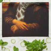 Mona Lisa Lieben Giraffen Handtuch (Gefaltet)