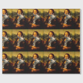 Mona Lisa Lieben Giraffes Geschenkpapier (Flach)