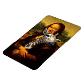 Mona Lisa Lieben Giraffes Magnet (Linke Seite)