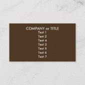 Mona Lisa Lieben Panini Visitenkarte (Rückseite)