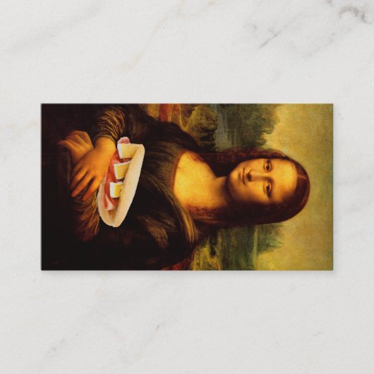Mona Lisa Lieben Panini Visitenkarte (Vorderseite)