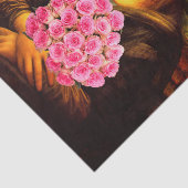 Mona Lisa Lieben Pink Roses Seidenpapier (Ausschnitt)