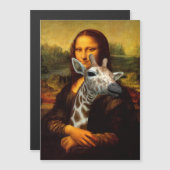 Mona Lisa Lieben Sweet Giraffes Magnetkarte (Vorne/Hinten)