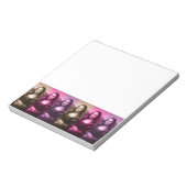Mona Lisa Lila Pink Chocolate Notizblock (Rotiert)