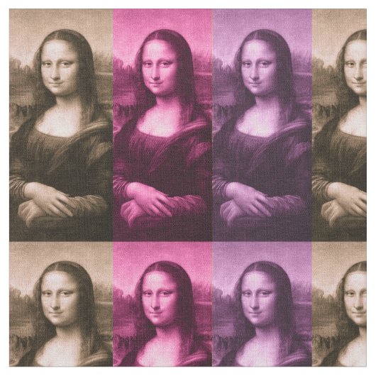 Mona Lisa lila rosa Schokolade Stoff (Nahaufnahme)
