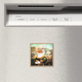 Mona Lisa Löffel Katzenmagnet Magnet (In Situ (Geschirrspüler))