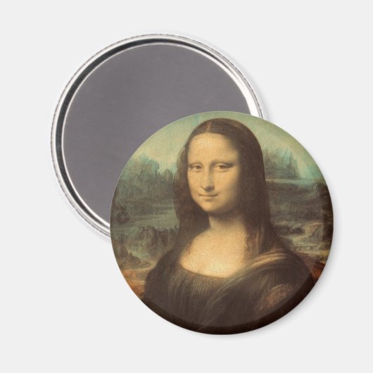 Mona Lisa Magnet (Vorderseite/Rückseite)