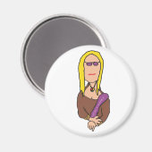 Mona Lisa Magnet (Vorderseite/Rückseite)