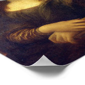 Mona-Lisa-Maske Poster (Ecke)