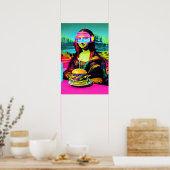 Mona Lisa Meme Pop Art  Poster (Küche)
