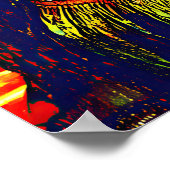 Mona Lisa Meme Pop Art Poster (Ecke)