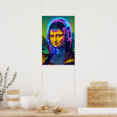 Mona Lisa Meme Pop Art  Poster (Küche)