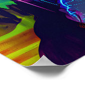 Mona Lisa Meme Pop Art  Poster (Ecke)