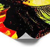 Mona Lisa Meme Pop Art Poster (Ecke)