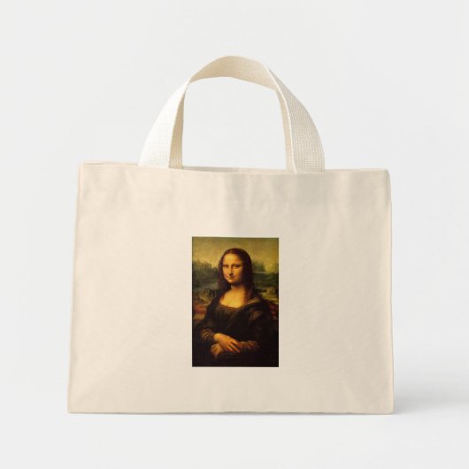 Mona Lisa Mini Stoffbeutel (Vorne)