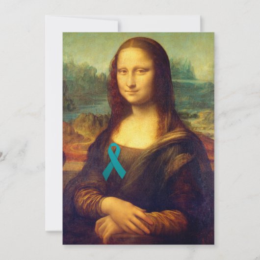 Mona Lisa mit Aquamarinem Band (Vorderseite)