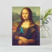 Mona Lisa mit Aquamarinem Band (Stehend Vorderseite)