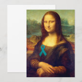 Mona Lisa mit Aquamarinem Band (Vorne/Hinten)