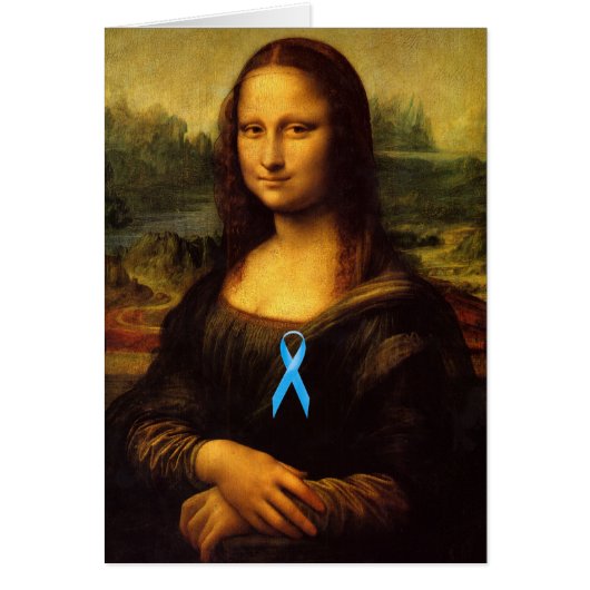 Mona Lisa mit blauer Schleibe (Vorne)