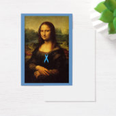 Mona Lisa mit blauer Schleibe (Schreibtisch)