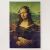 Mona Lisa mit einem Funken Puzzle (Vertikal)