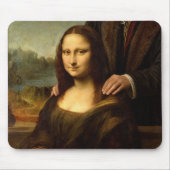 Mona Lisa mit einem männlichen Begleiter Mousepad (Vorne)