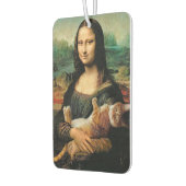 Mona Lisa mit einer Katze Autolufterfrischer (Links)
