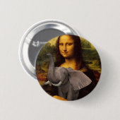 Mona Lisa mit Elephant Button (Vorne & Hinten)