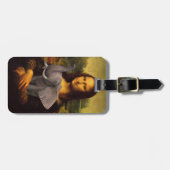 Mona Lisa mit Elephant Gepäckanhänger (Vorderseite horizontal)