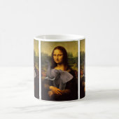 Mona Lisa mit Elephant Kaffeetasse (Mittel)