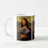 Mona Lisa mit Elephant Kaffeetasse (Links)