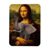 Mona Lisa mit Elephant Magnet (Vertikal)