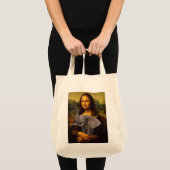 Mona Lisa mit Elephant Tragetasche (Vorderseite (Produkt))