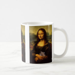 Mona Lisa mit Hamster Kaffeetasse