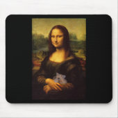 Mona Lisa mit Hamster Mousepad (Vorne)