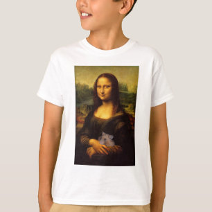 Mona Lisa mit Hamster T-Shirt