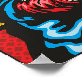 Mona Lisa mit ihren Katzen Poster (Ecke)