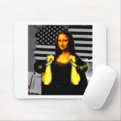 Mona Lisa mit KettleBells Mousepad (Mit Mouse)