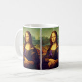 Mona Lisa mit Lila Band Kaffeetasse (Vorderseite Links)