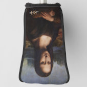 Mona Lisa & mit Monogramm Golf / Leonardo da Vinci Headcover (Rotieren 90)