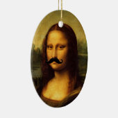 Mona Lisa mit Mustache Keramikornament (Rechts)
