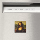 Mona Lisa mit Mustache Magnet (In Situ (Geschirrspüler))